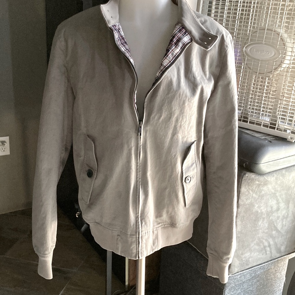 Cool Zara Man Grey Bomber Jacket